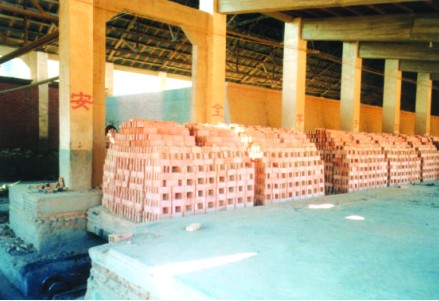 Dual channel tunnel kiln